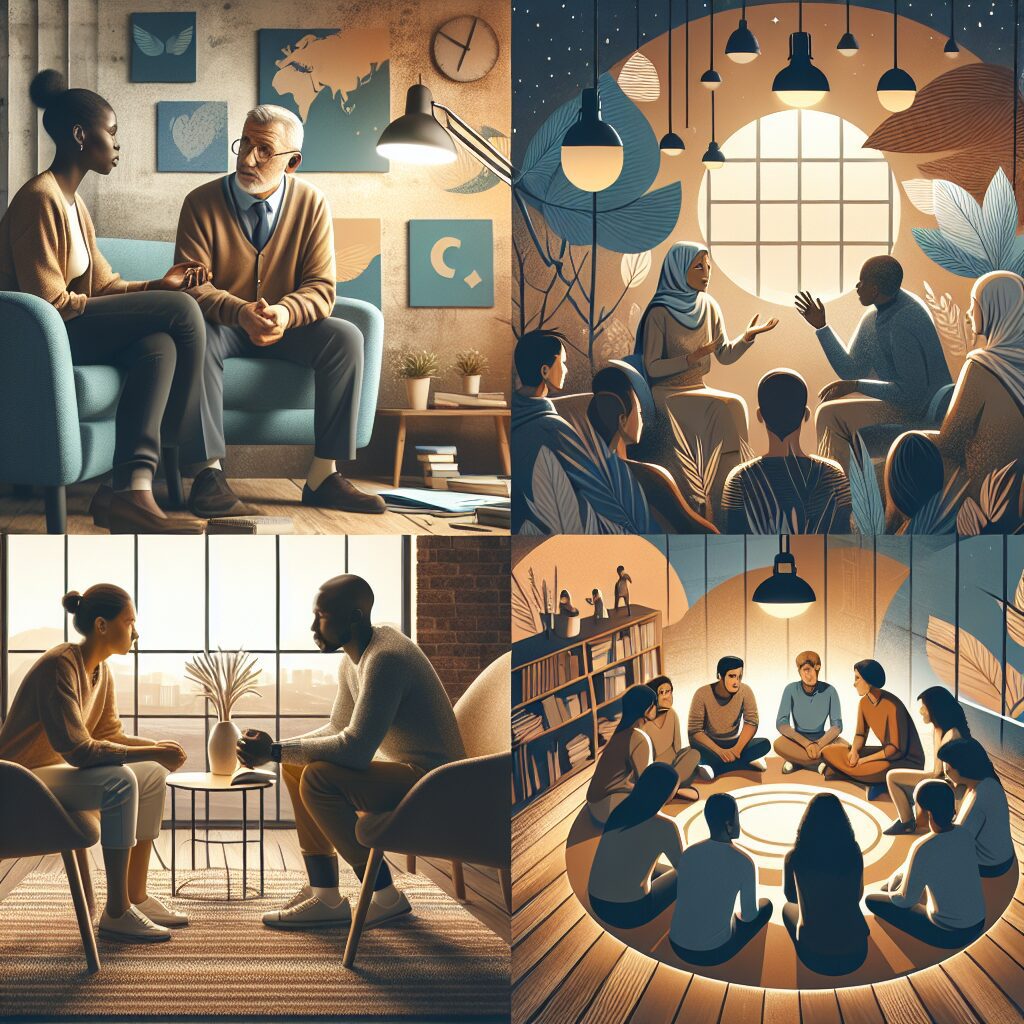 تعارضات بین فردی: چالشها و راهکارها مزایای درمان و گروههای حمایتی، یافتن درمانگر مناسب، اثربخشی درمان