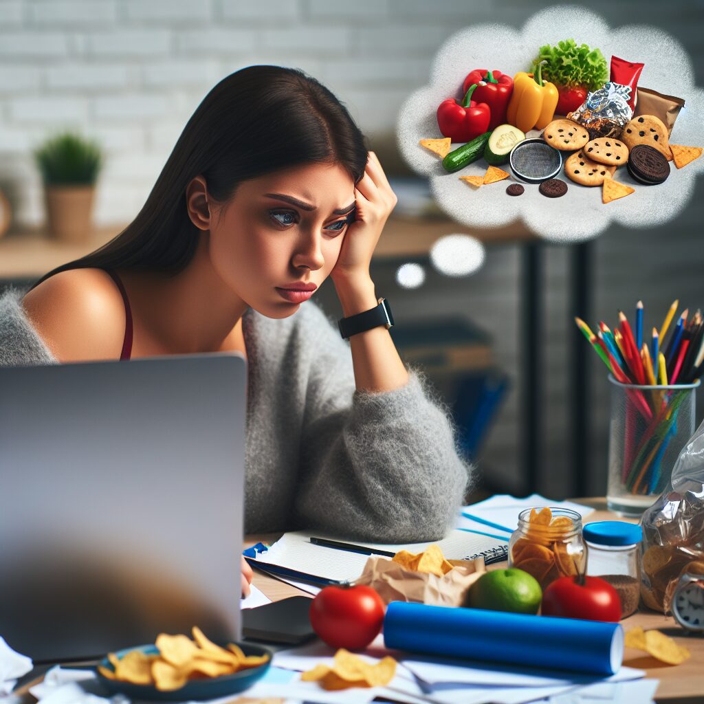مدیریت وسوسه غذای ناسالم: راهکارها و توصیهها مدیریت استرس برای کنترل وسوسه غذای ناسالم