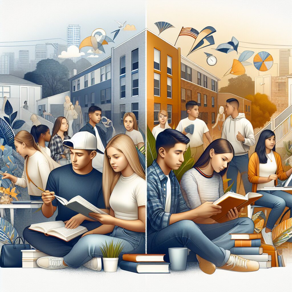 پیدا کردن دوستان جدید پس از مهاجرت: راهنمای جامع یک بچه سفیدپوست در حال دست تکان دادن به دوستان جدید خود در محیط مدرسه