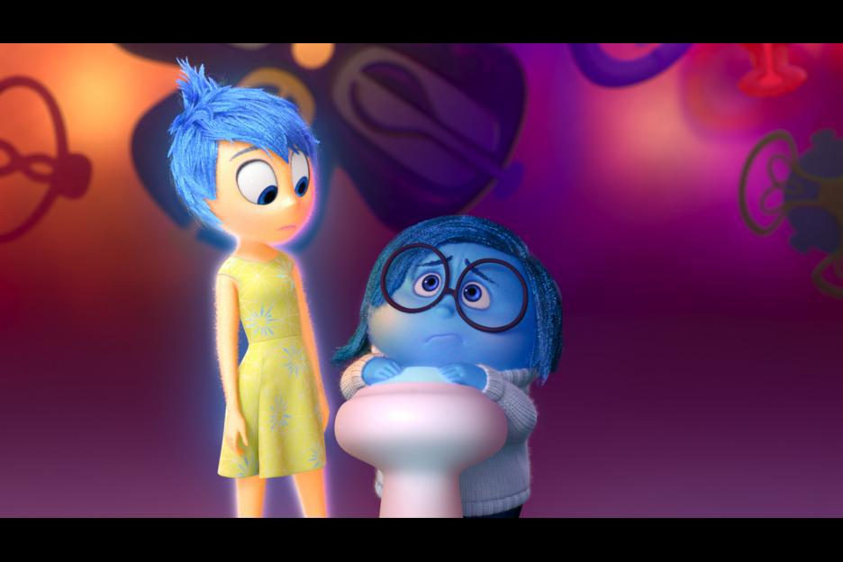 تحلیل روانشناختی فیلم درون و بیرون (Inside Out) Amy Poehler and Phyllis Smith in Inside Out (2015)