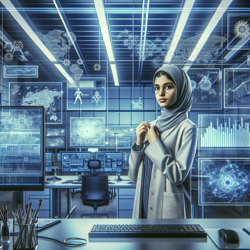 تحقیقات و مطالعات مرتبط با تکنولوژی و ADHD تصویری از یک دانشمند در حال کار با دستگاههای پیشرفته و نمودارها در زمینه ADHD