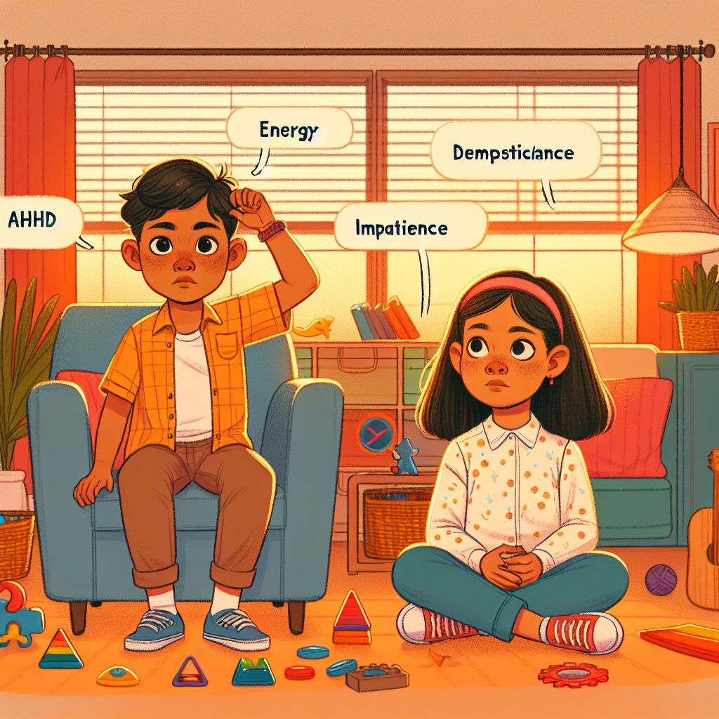 حمایت از خواهران و برادران کودکان مبتلا به اختلال نقص توجه بیش فعالی (ADHD): چالشها و راهکارها تصویری از خواهر و برادری که تاثیر رفتارهای ADHD را تجربه میکنند.