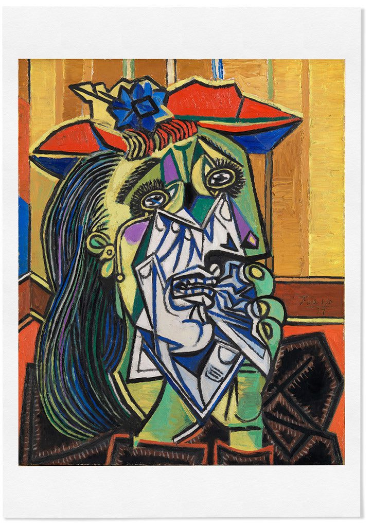 تحلیل روانشناختی نقاشی زن گریان (the weeping woman) اثر پابلو پیکاسو: روایتی از درد و رنج Weeping Woman by Pablo Picasso 1937 by Pablo Picasso