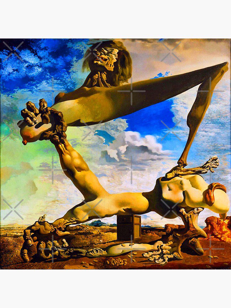 تحلیل روانشناختی سازه نرم با لوبیای پخته (Soft Construction with Boiled Beans) اثر سالوادور دالی: پیشبینی جنگ داخلی Soft Construction with Boiled Beans, 1936 by Salvador Dali