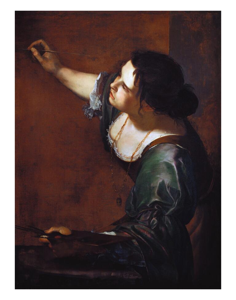 تحلیل روانشناختی خودنگاره به مثابه تمثیل نقاشی (Self-Portrait as the Allegory of Painting) اثر آرتمیزیا جنتیلسکی: تمثیل قدرت زنان Self-Portrait as the Allegory of Painting - Wikipedia