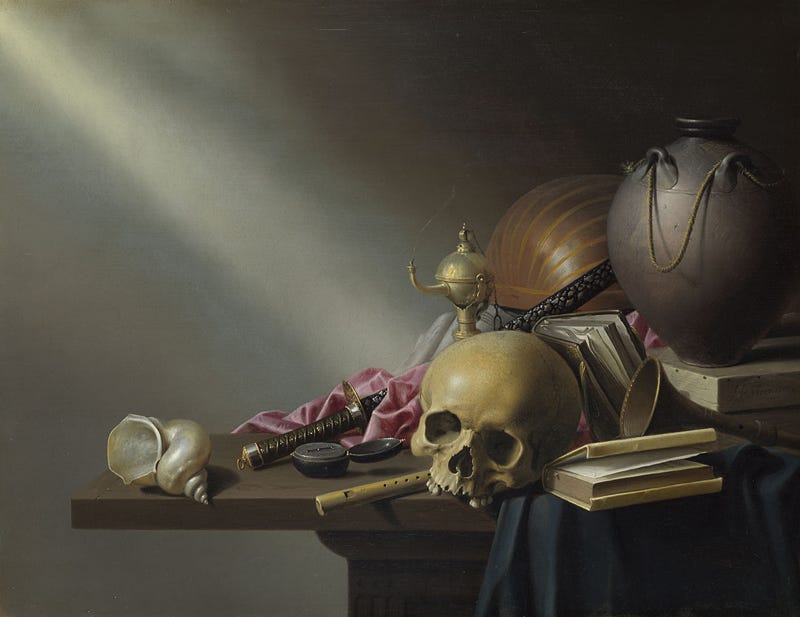 تحلیل روانشناختی تمثیل بیهودگیهای زندگی انسان (Allegory of the Vanities of Human Life) اثر هارمن استینویک: ناپایداری و مرگ A Personal Take on Steenwijk's Still Life Painting | by Maria ...