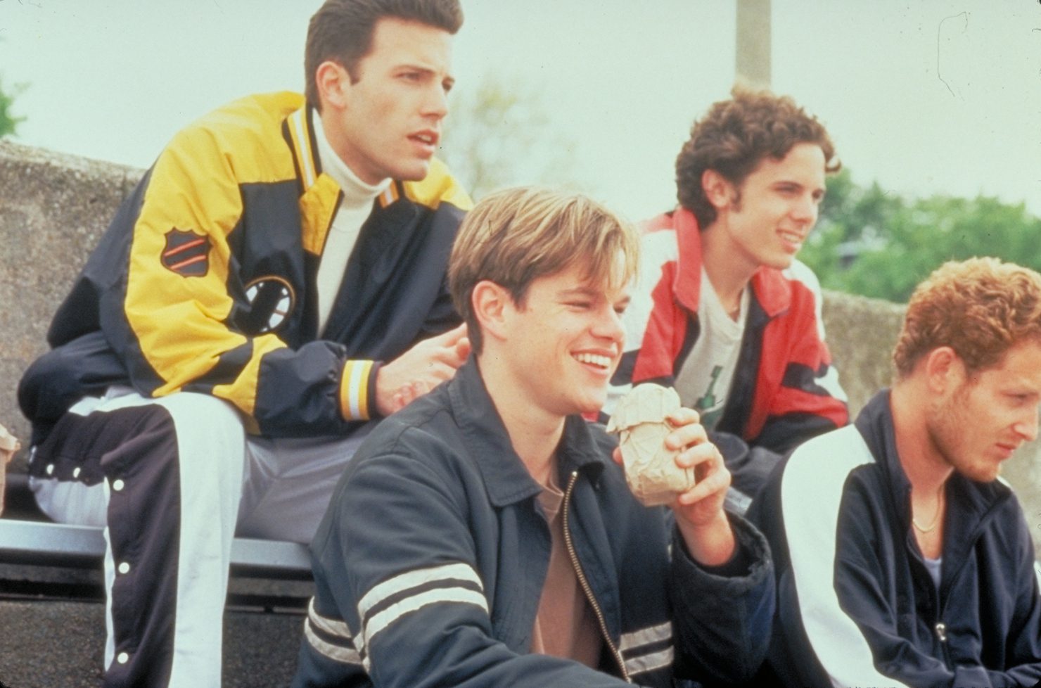 تحلیل روانشناختی ویل هانتینگ خوب (Good Will Hunting) Ben Affleck, Matt Damon, Casey Affleck, and Cole Hauser in Good Will Hunting (1997)