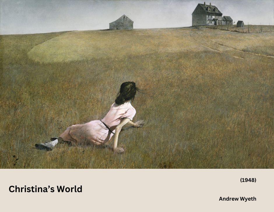 تحلیل روانشناختی دنیای کریستینا (Christina's World) اثر اندرو وایت: ناتوانی و قدرت در کنار هم Christina's World: Andrew Wyeth's Psychological Gem