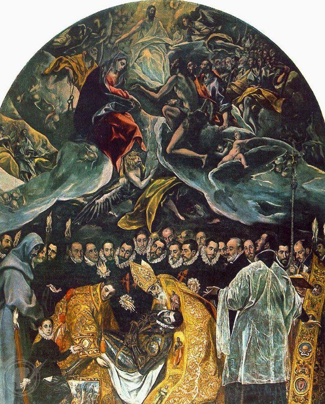 تحلیل روانشناختی خاکسپاری کنت اورگاز (The Burial of the Count of Orgaz) اثر ال گرکو: بررسی هویت و مرگ El Greco's The Burial of the Count of Orgaz