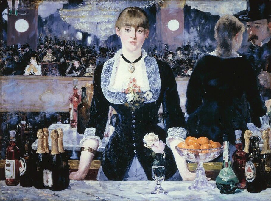 تحلیل روانشناختی باری در فولی-برژر (A Bar at the Folies-Bergère) اثر ادوارد مانه: بازی با واقعیت و بازتاب Manet's “A Bar at the Folies-Bergères” Includes an Early Example ...
