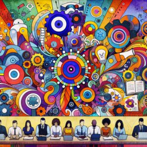 نمایش چهرهای شاد و تبلیغات هیجانی با استفاده از رنگها و نمادها