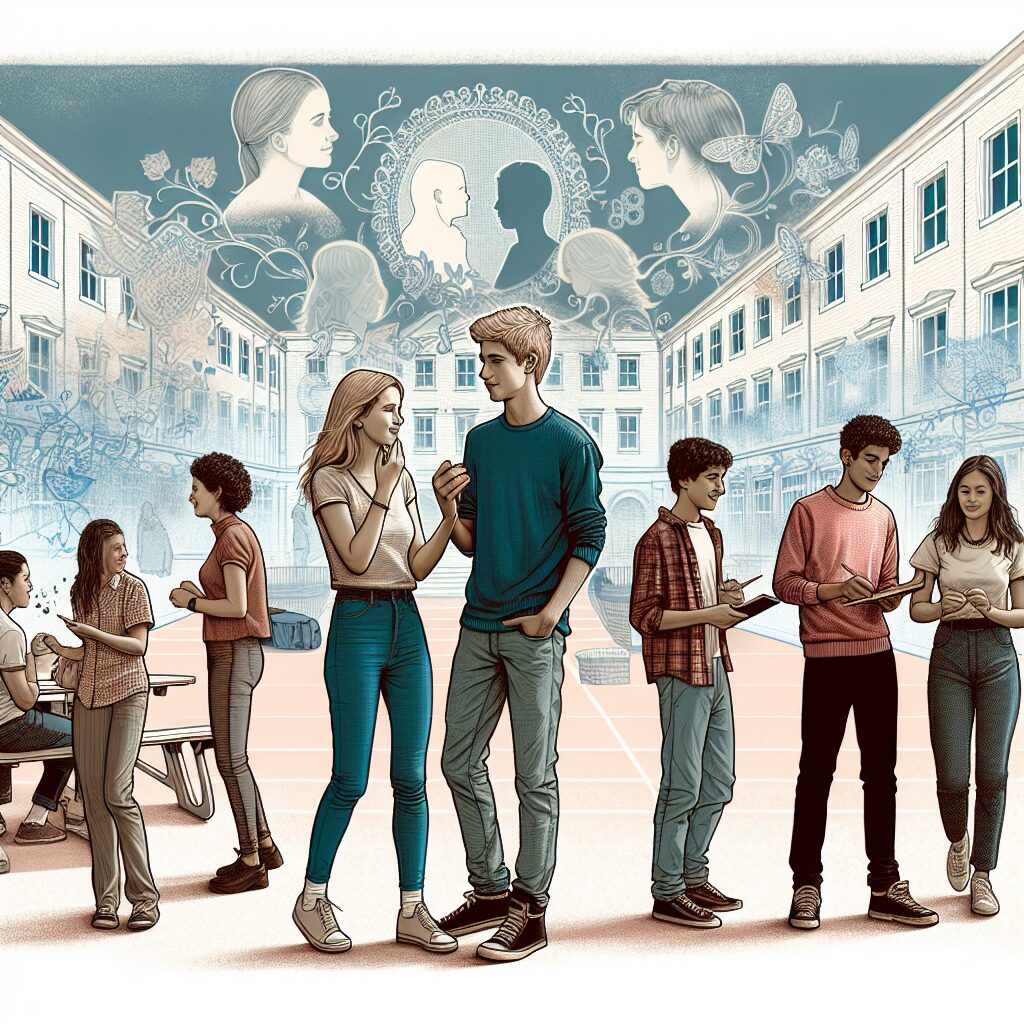 استراتژیهای موثر برای کاهش فشار همسالان تصویری از تعاملات اجتماعی در گروه همسالان با تمرکز بر اعتماد به نفس، روابط خانوادگی و محیط آموزشی