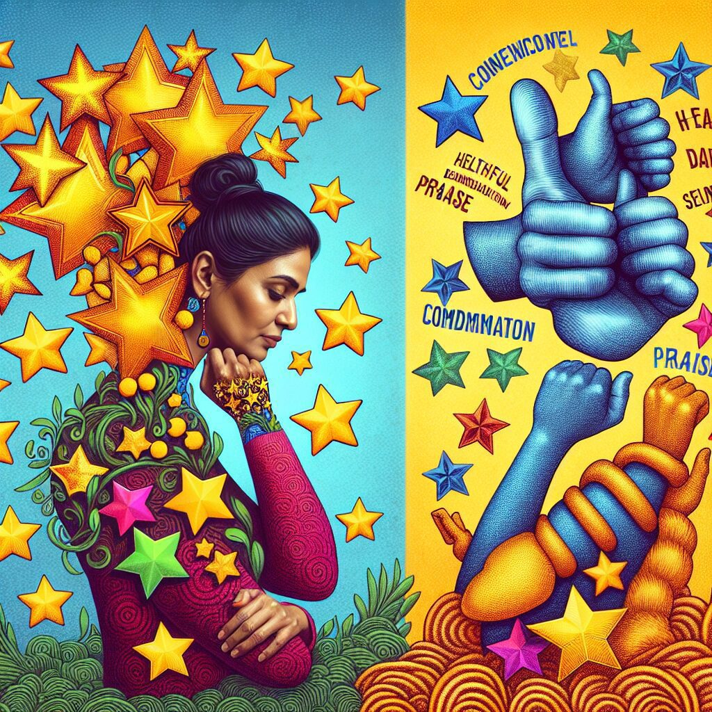 نقش اعتیاد به تحسین در خودشیفتگی و سوءاستفاده مفهوم اعتیاد به تحسین به تصویر کشیده شده است