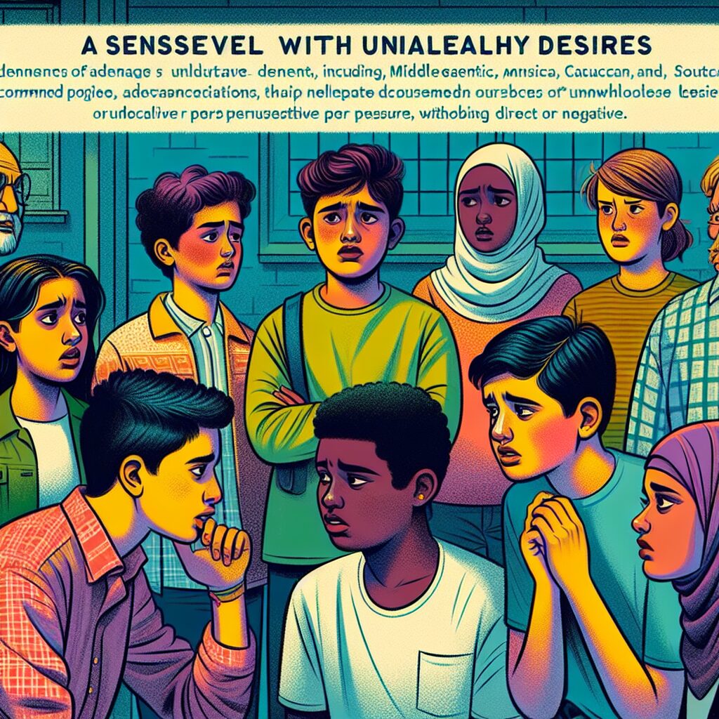 شناخت و مدیریت خواستههای ناسالم نوجوانان تصویری از نوجوانانی که با خواستههای ناسالم روبرو هستند