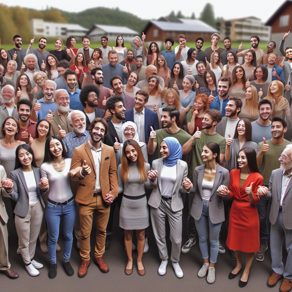 تقلید رفتار: تعریف، اهمیت و کاربردها تصویری از گروهی از مردم با حالات چهره و حرکتهای دست مشابه