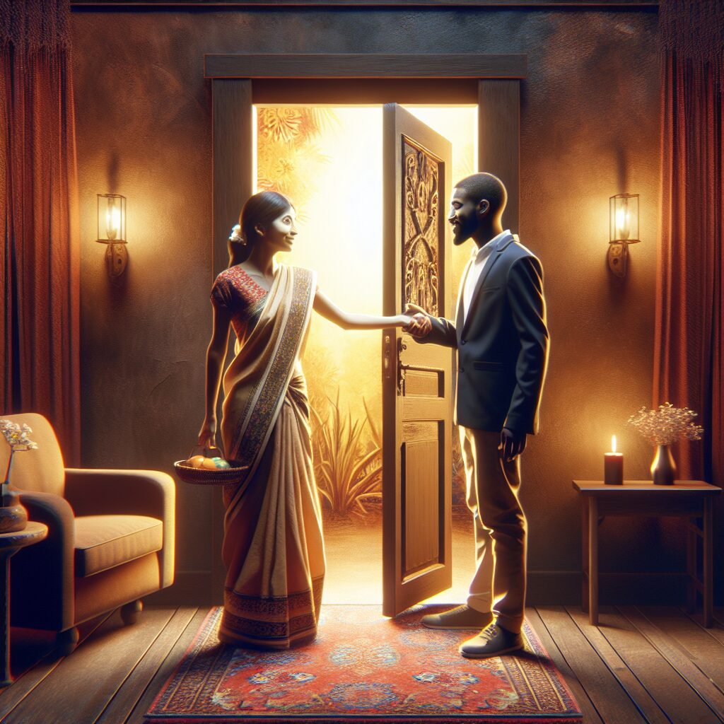 کاربرد و نقد تکنیک پای درب در روانشناسی تصویری از یک فرد در حال باز کردن درب برای دیگری به تدریج، به نشانه اعتماد و تغییر نگرش.