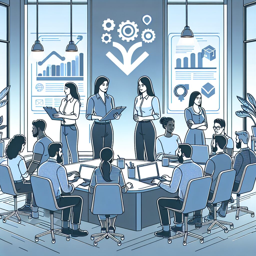 رضایت شغلی: اهمیت، چالشها و راهکارها تصویری از محیط کاری حمایتکننده و تعاملات سازمانی