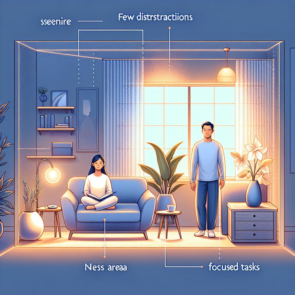 راهکارهای ایجاد محیط امن برای ADHD تصویری که اهميت فضاي امن و پايدار برای افراد مبتلا به ADHD را به تصویر میکشد