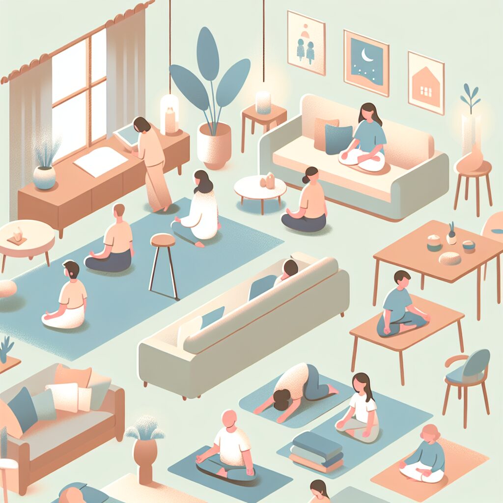 راهکارهای ایجاد محیط امن برای ADHD تصویر از تکنیکهای مدیریت استرس در یک محیط امن برای کودکان.