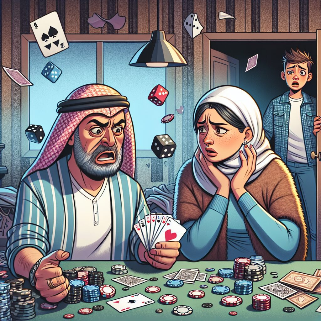 راهبردهای مؤثر برای مقابله با اعتیاد به قمار تصویری از یک خانواده درگیر اختلافات ناشی از اعتیاد به قمار