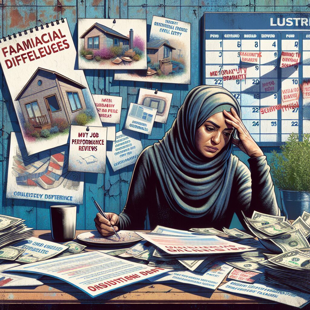 راهبردهای مؤثر برای مقابله با اعتیاد به قمار تصویری که پیامدهای اقتصادی قمار بر زندگی فردی را نشان میدهد.