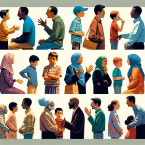 تصویری نمادین از تعارضات والدین و تأثیرات آنها بر فرزندان