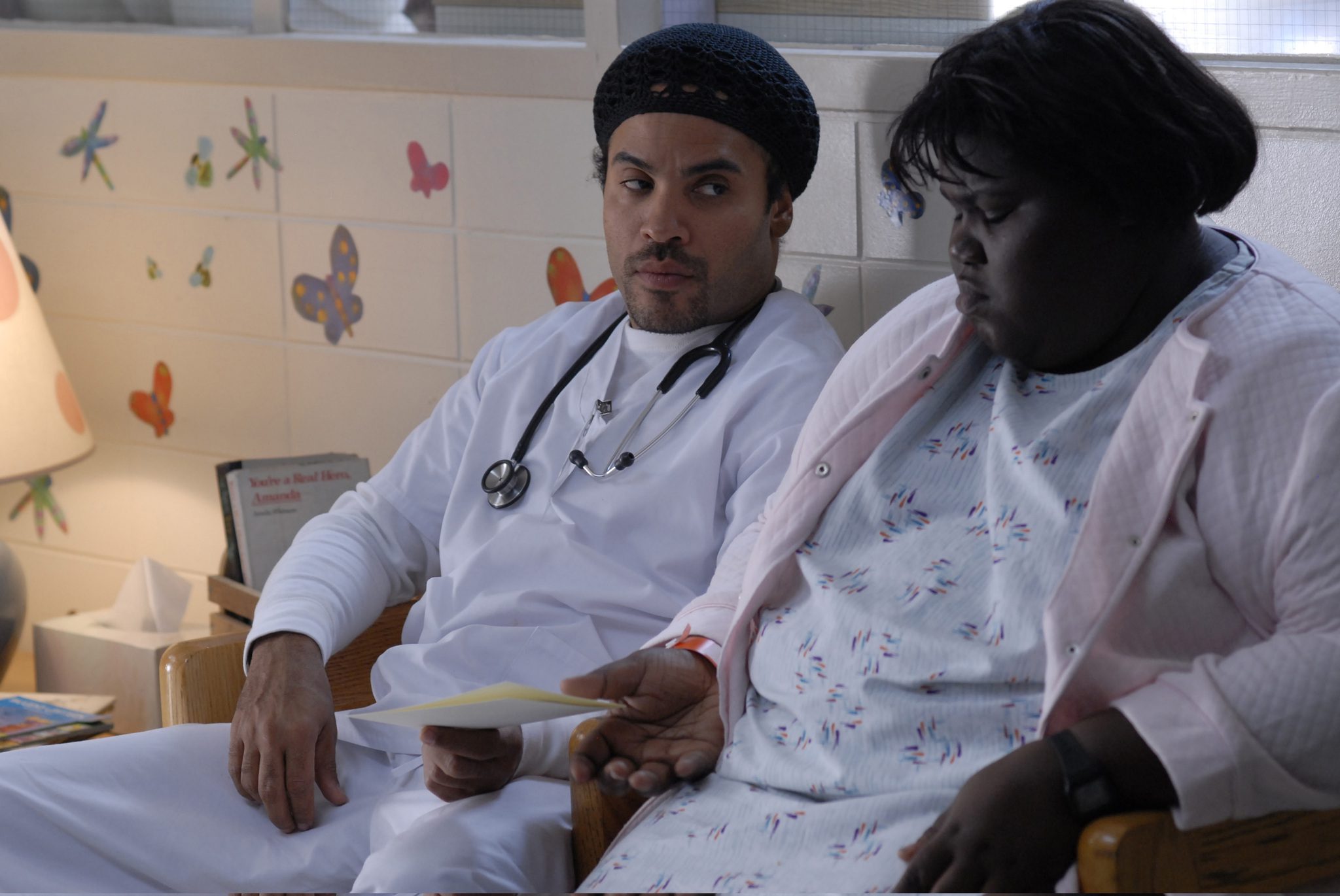 تحلیل روانشناختی گرانبها (Precious) Lenny Kravitz and Gabourey Sidibe in Precious (2009)