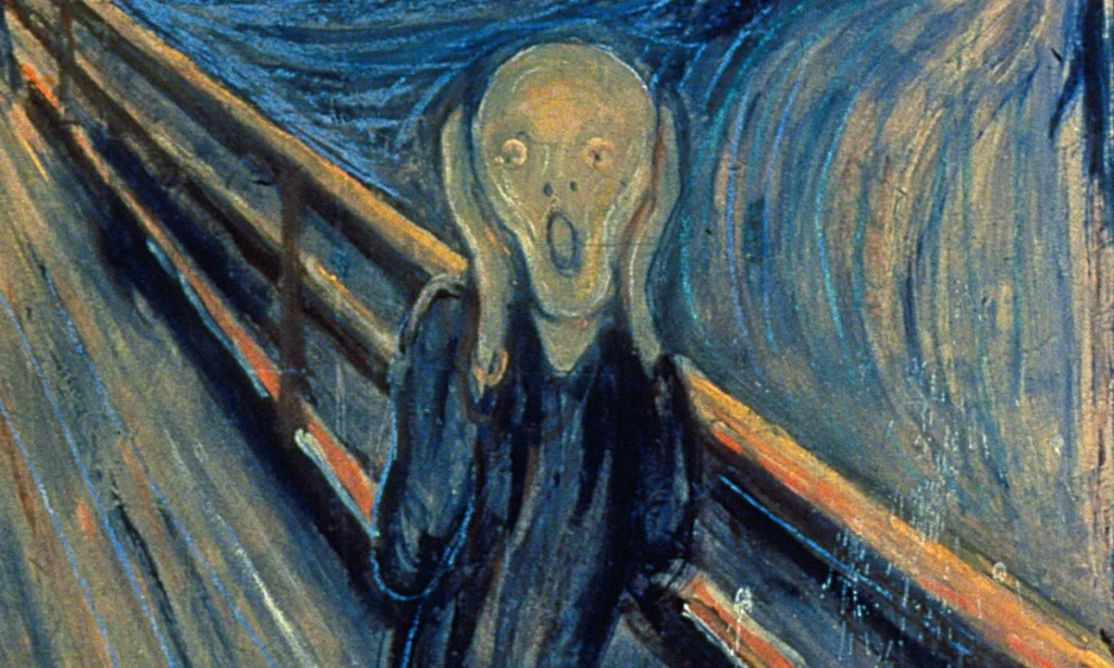 تحلیل روانشناختی جیغ (The Scream) اثر ادوارد مونک: پژواک اضطراب وجودی