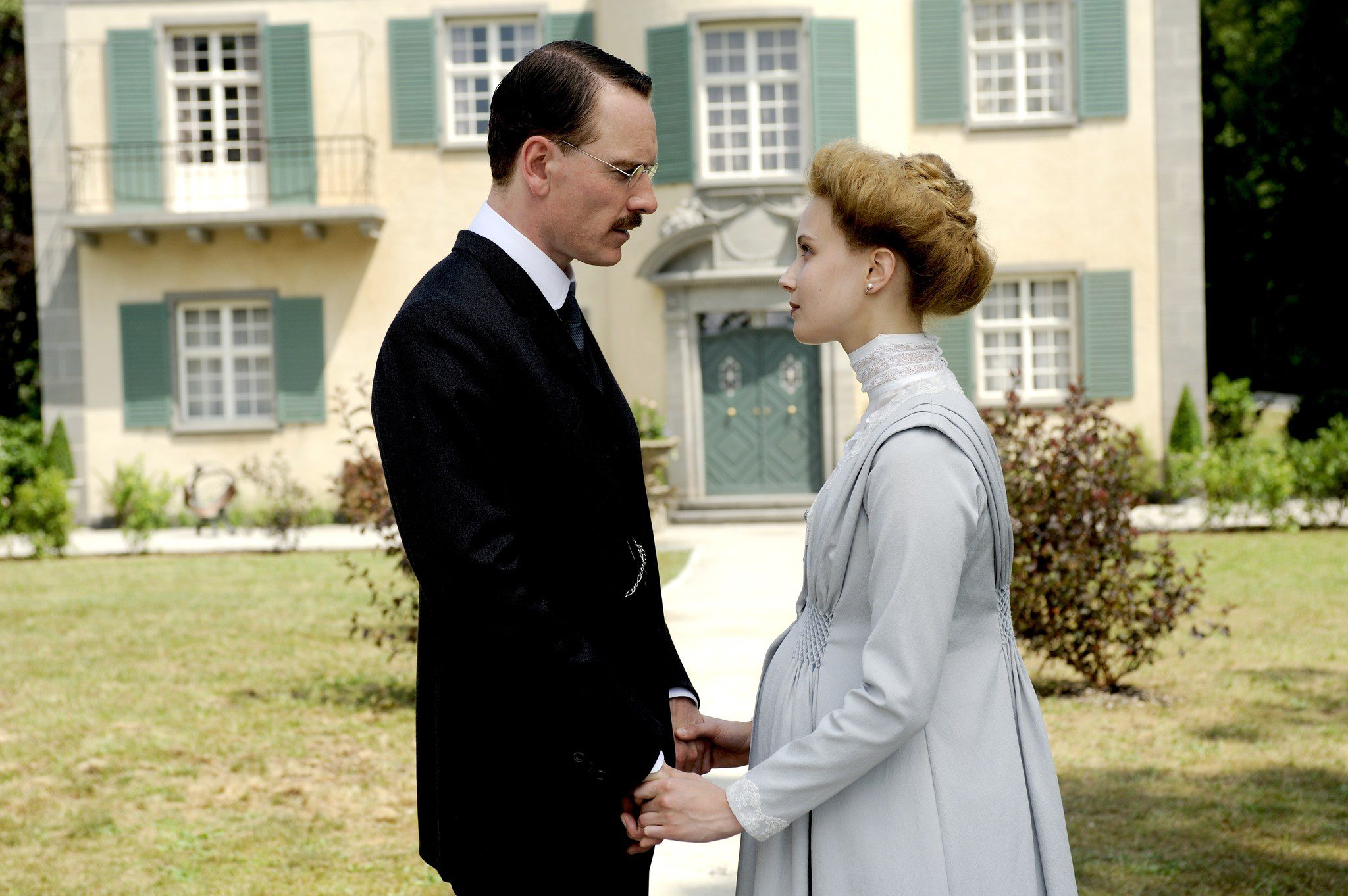 Sarah Gadon and Michael Fassbender in A Dangerous Method (2011)