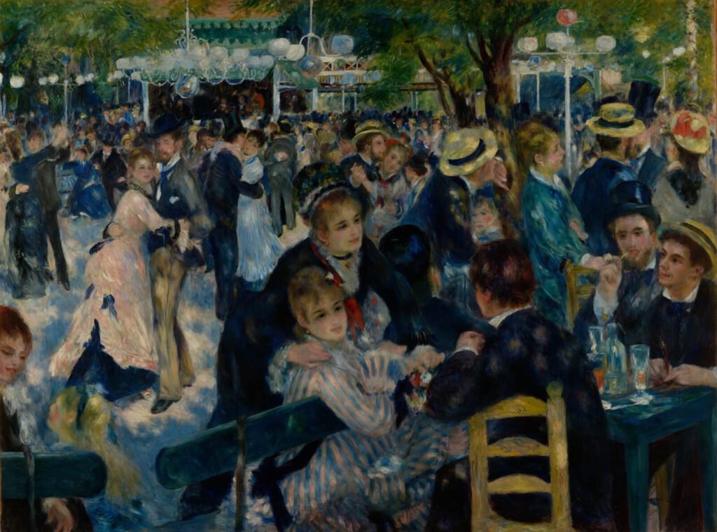 Dance at Le moulin de la Galette by Renoir | DailyArt Magazine