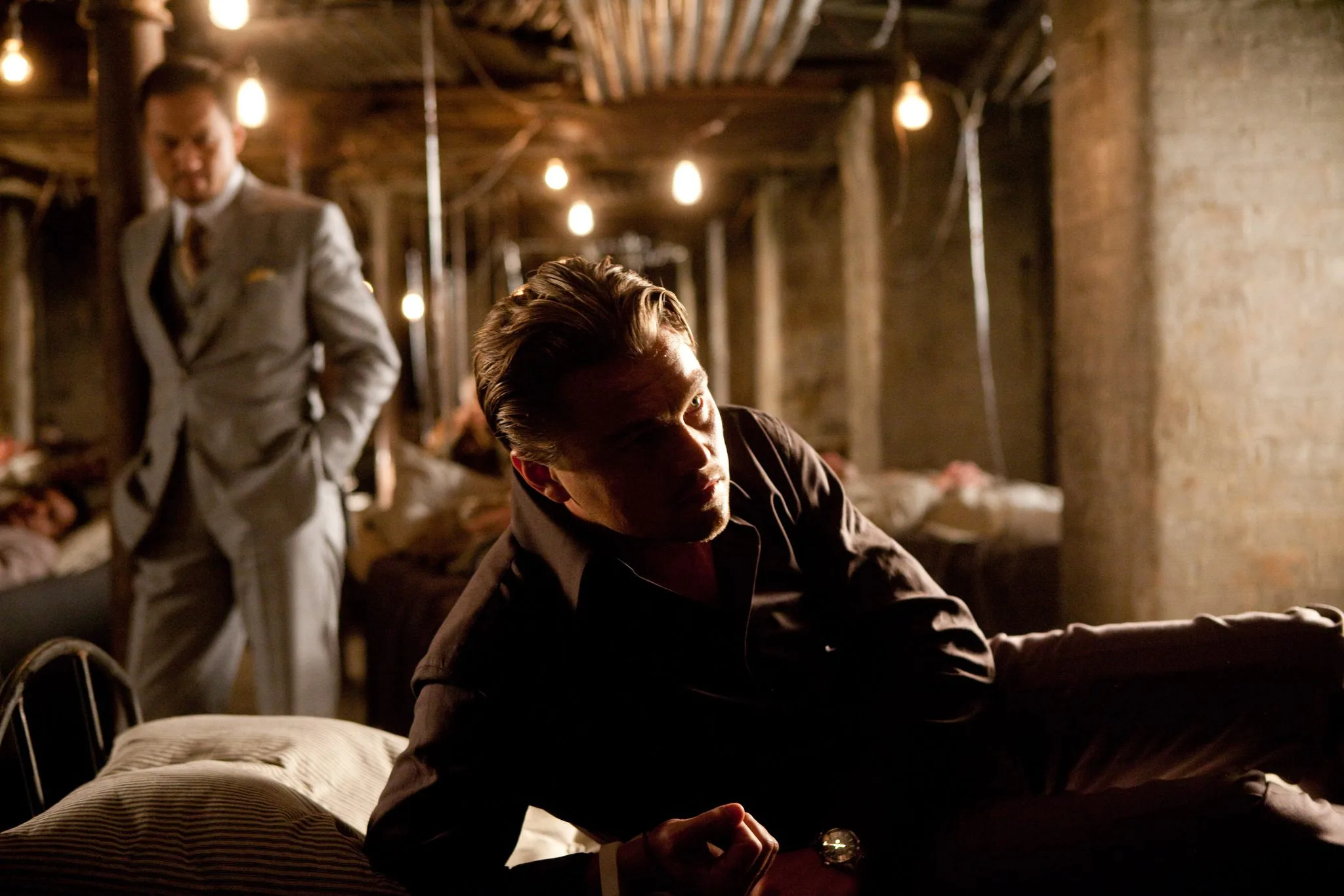 Leonardo DiCaprio and Ken Watanabe in Inception (2010)