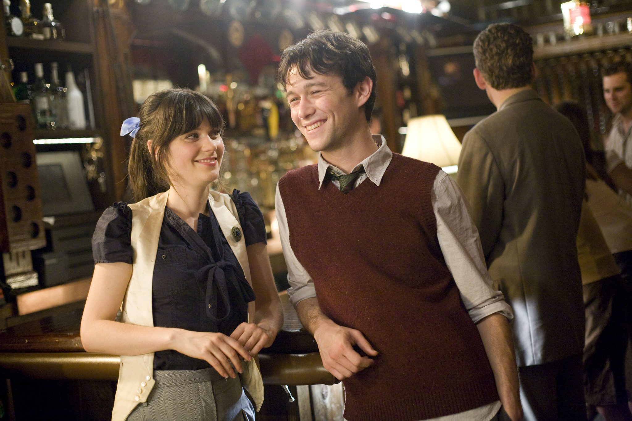 Zooey Deschanel and Joseph Gordon-Levitt in 500 Days of Summer (2009)
