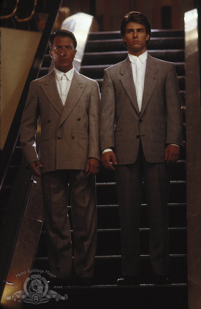 Tom Cruise and Dustin Hoffman in Rain Man (1988)