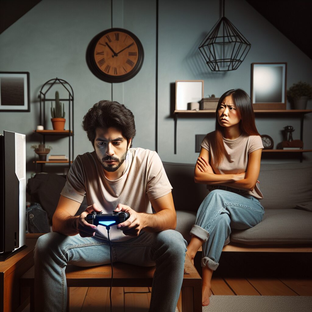 اثر اعتیاد به بازی آنلاین بر روابط عاطفی