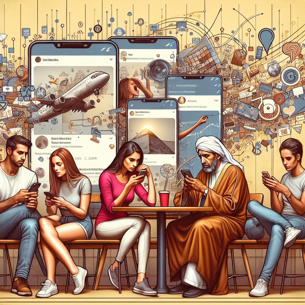 تصویری از تاثیر مقایسه‌های اجتماعی در اینستاگرام