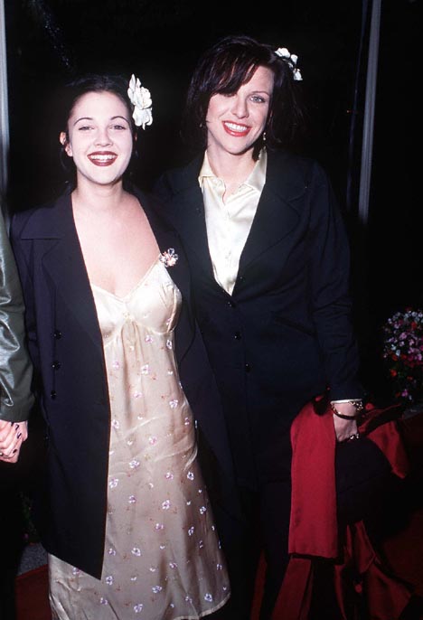Drew Barrymore and Courtney Love at an event for Primal Fear (1996)