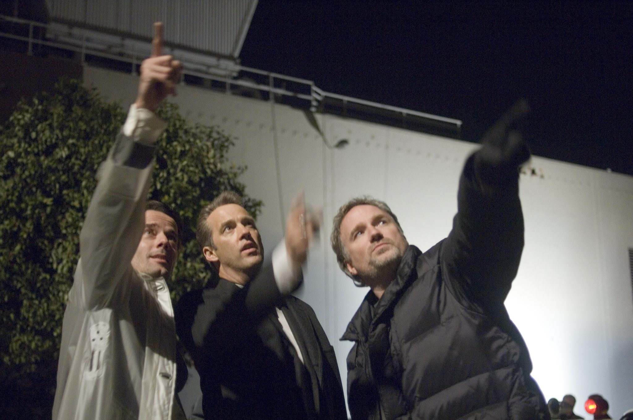 Anthony Edwards and David Fincher in Zodiac (2007)
