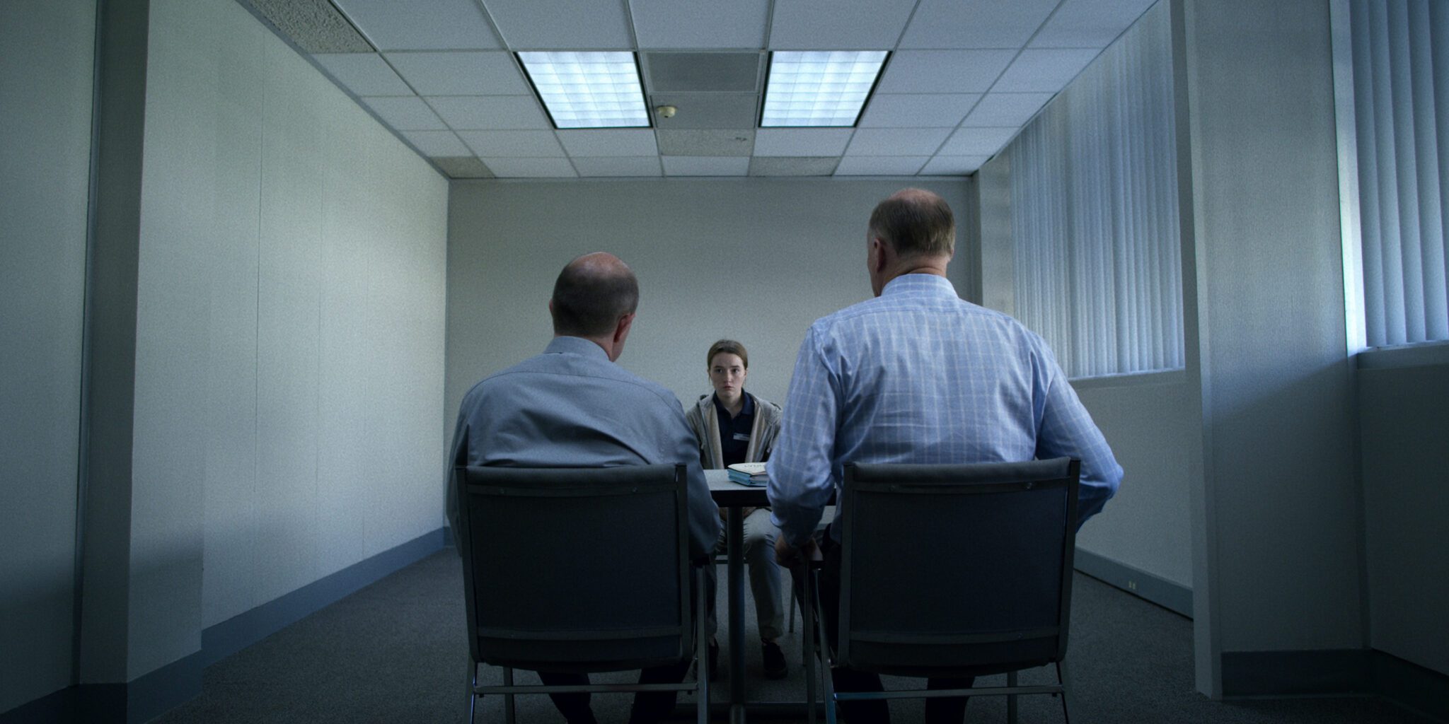 Eric Lange and Kaitlyn Dever in Unbelievable (2019)