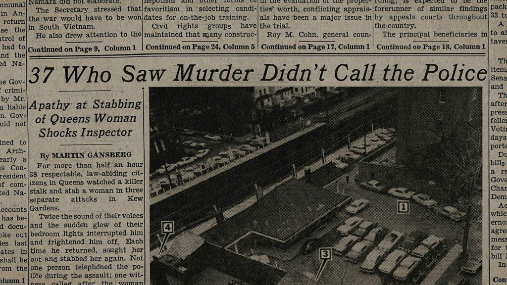 The Kitty Genovese Case and Bystander Effect