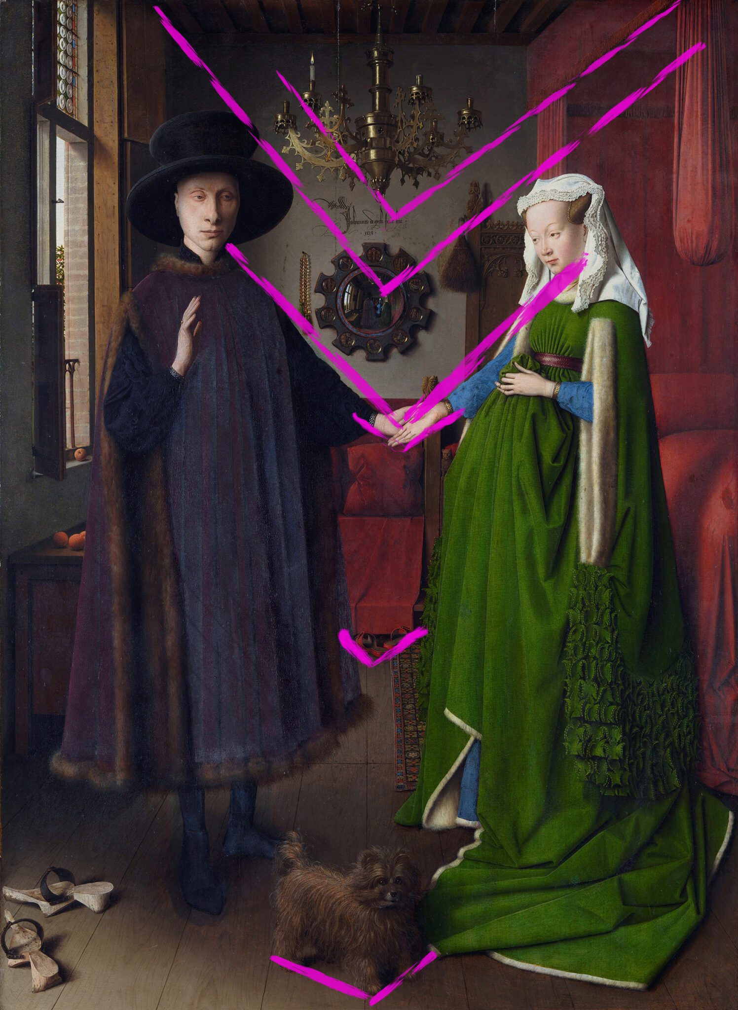 تحلیل روانشناختی پرتره آرنولفینی (Arnolfini Portrait) اثر یان وان آیک: رمزگشایی از هویت و واقعیت