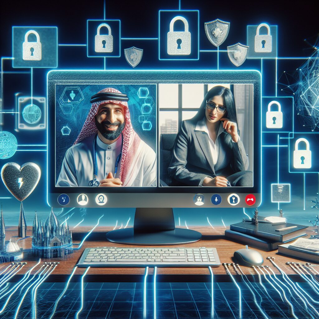 تصویری از یک جلسه آنلاین روانشناسی با موانع دیجیتالی