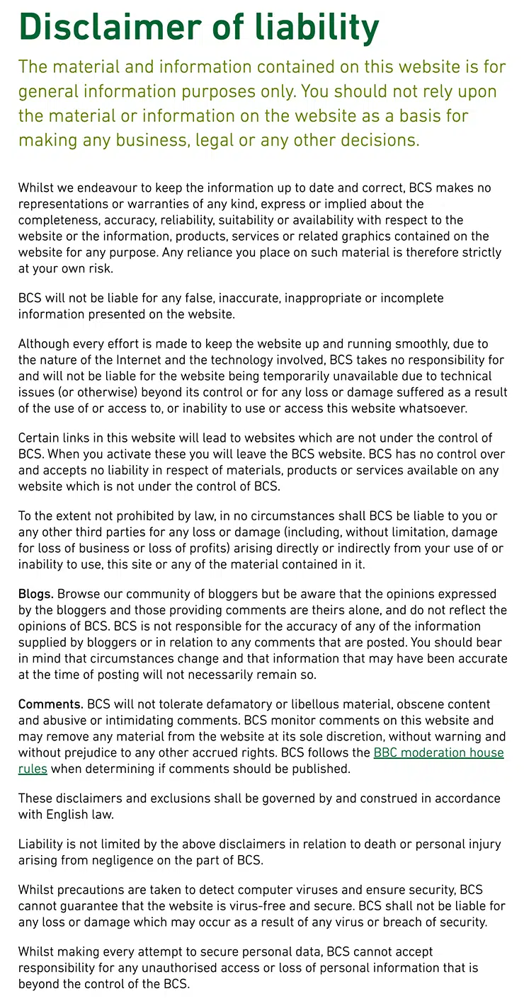 Sample Disclaimer Template & Guide [Free Download]