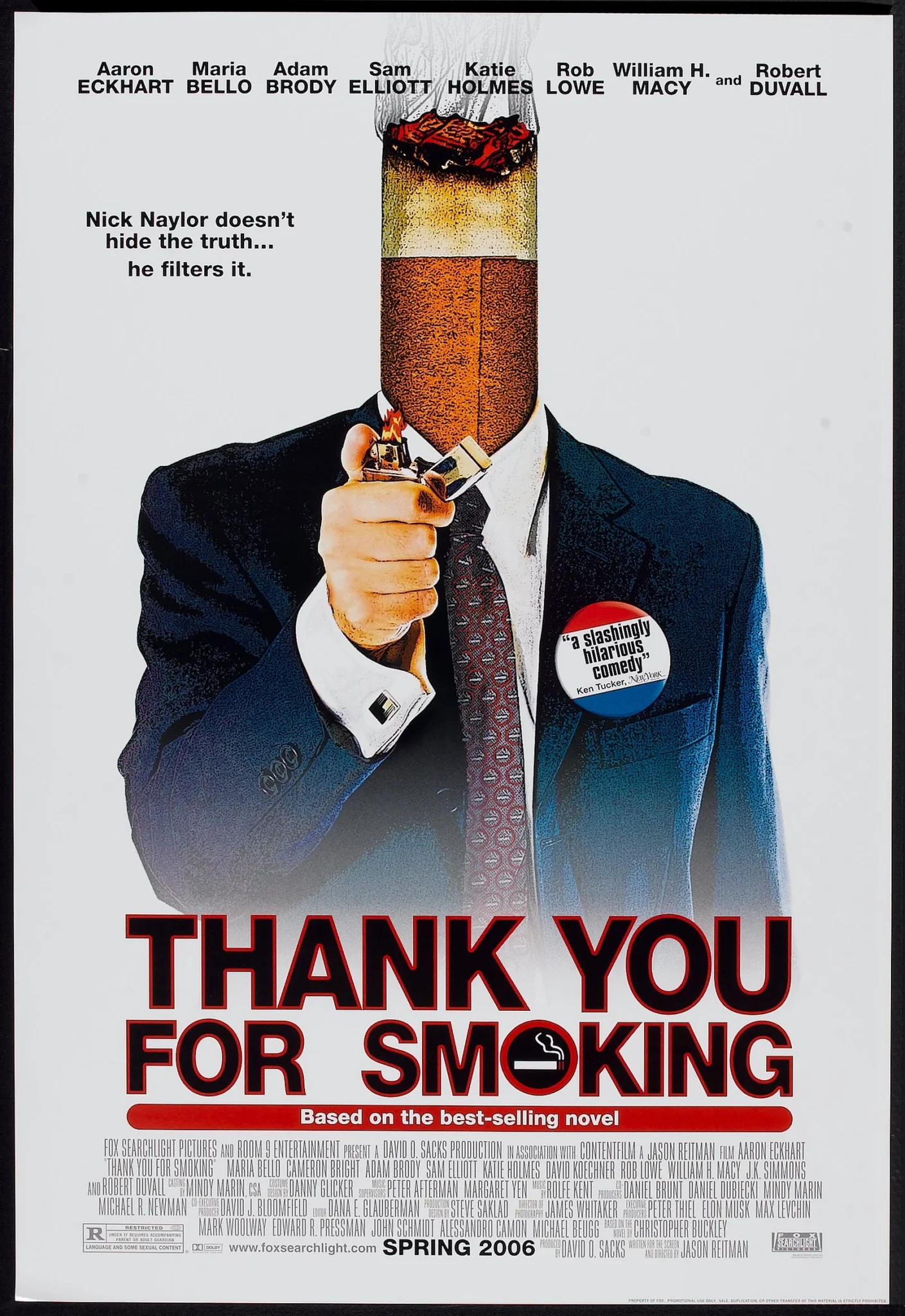 Thank You for Smoking (2005) | Cinemorgue Wiki | Fandom