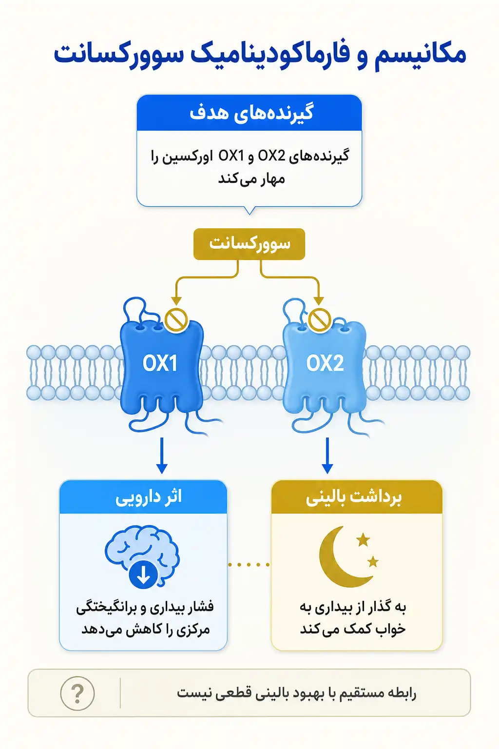 اینفوگرافیک مکانیسم اثر و فارماکودینامیکسوورکسانت