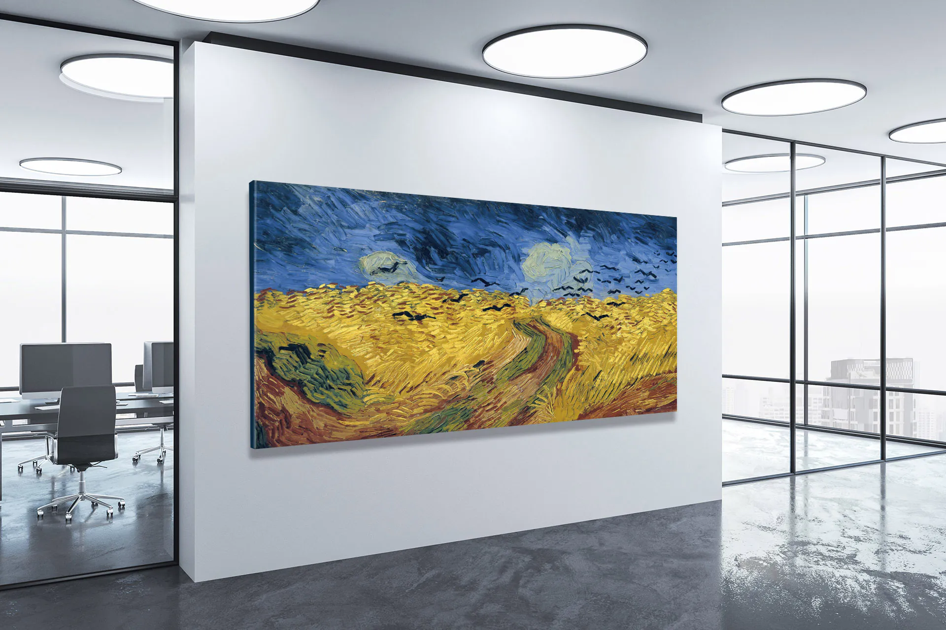 تحلیل روانشناختی نقاشی مزرعه گندم با کلاغ‌ها (wheatfield with crows) اثر وینسنت ون گوگ