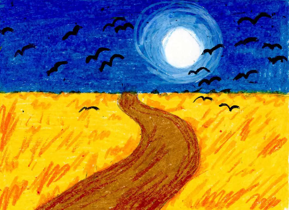 تحلیل روانشناختی نقاشی مزرعه گندم با کلاغ‌ها (wheatfield with crows) اثر وینسنت ون گوگ
