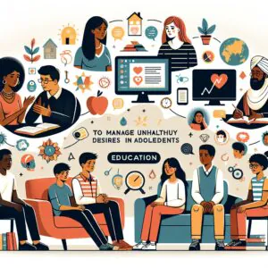 تصویر نشاندهنده راهکارهای مدیریت خواستههای ناسالم نوجوانان